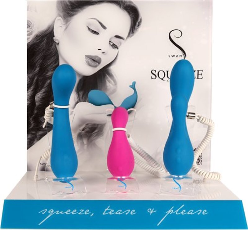 swan squeeze display