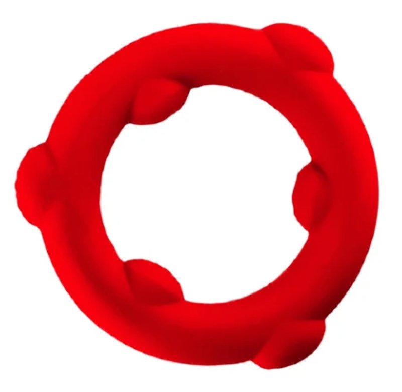 OXBALLS SPINNER single silicone ring RED