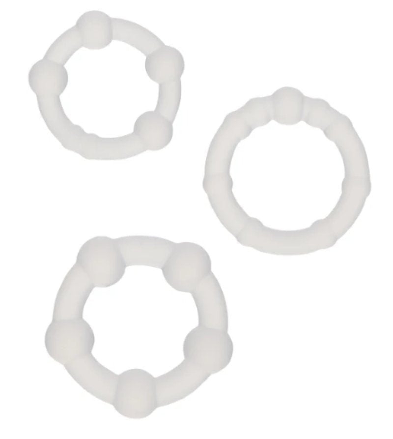 Alpha Liquid Silicone Beaded Rings