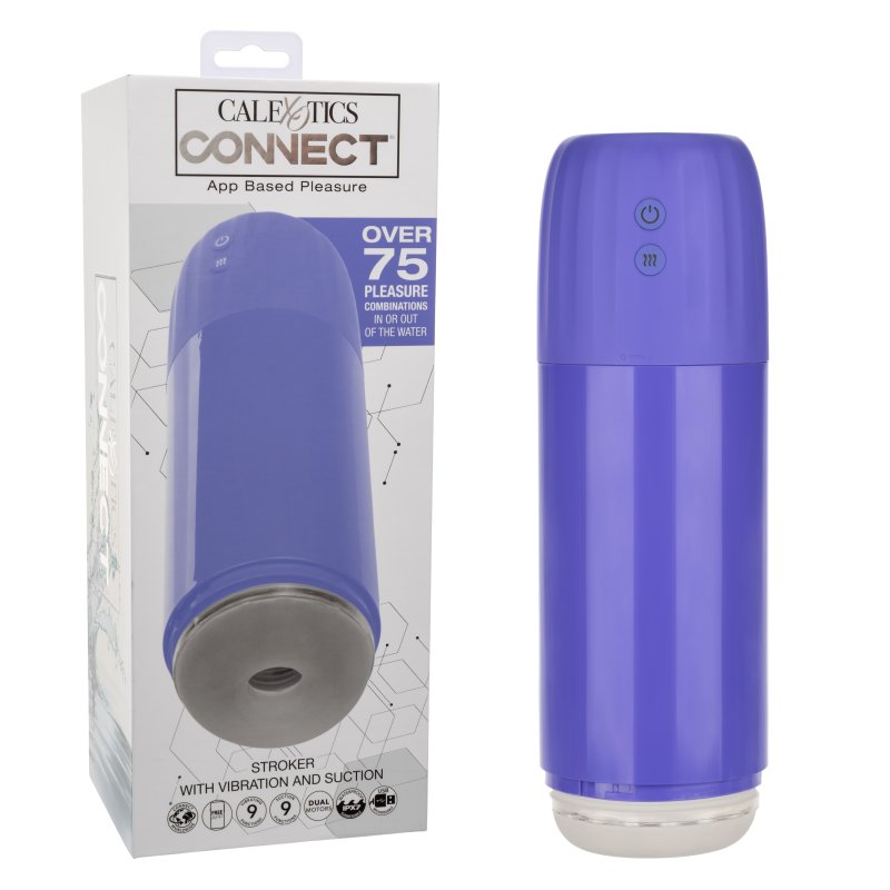 Calexotics Connect™ Stroker with Vibration and Suction