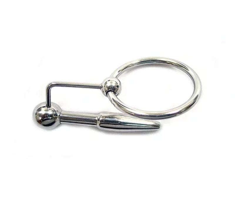 ROUGE Stainless Steel Urethral Probe & Cock Ring