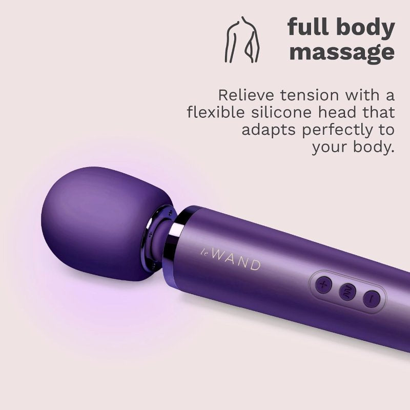 LE WAND PURPLE RECHARGEABLE VIBRATING MASSAGER