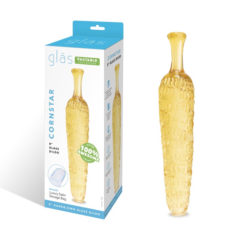 Glas Cornstar 8" Dildo