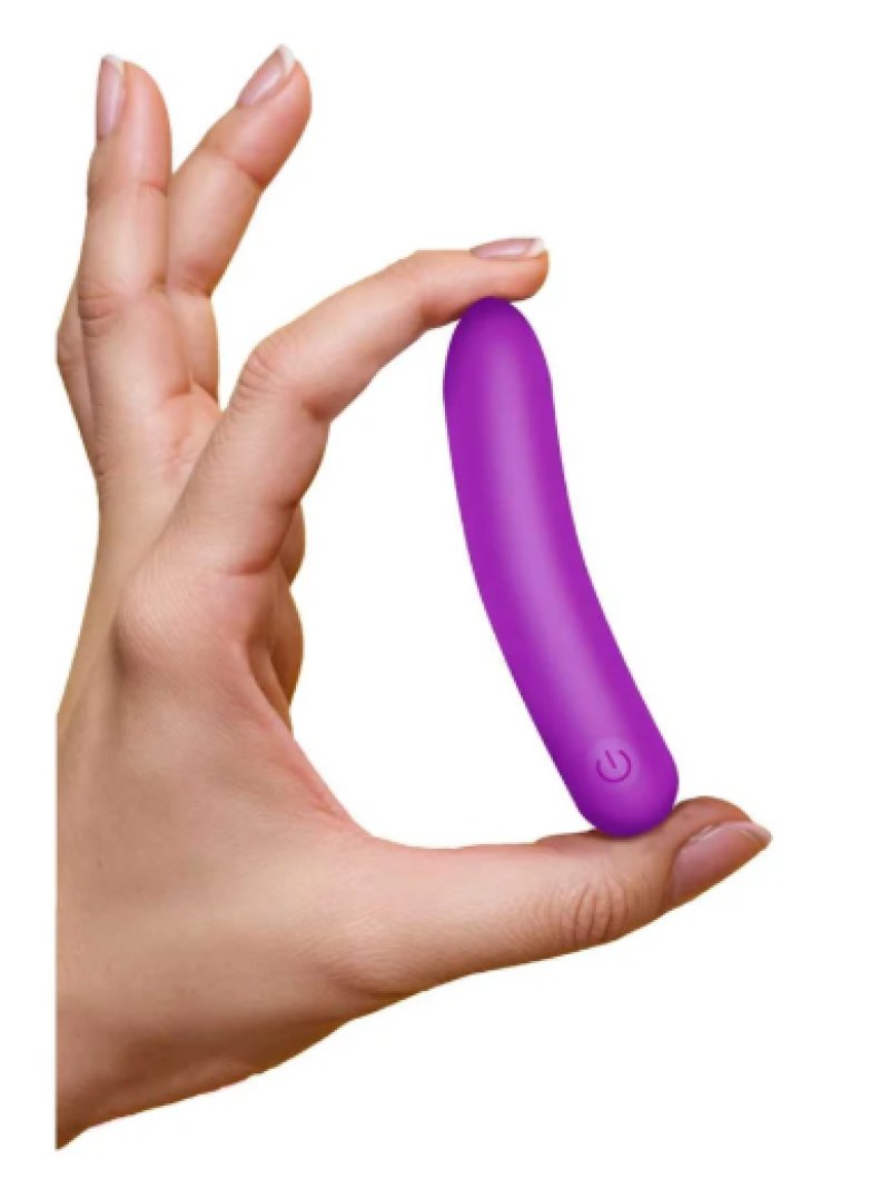 BANG! Tapered Flexible Silicone Bullet - purple