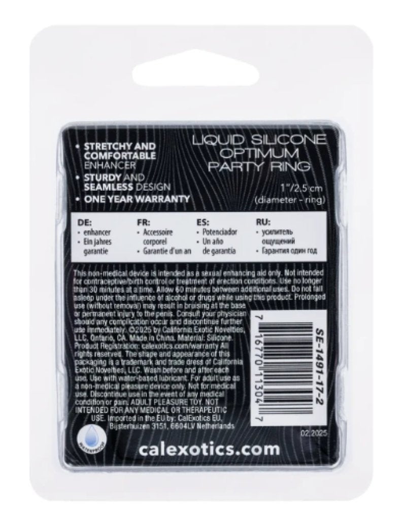 Alpha Liquid Silicone Optimum Party Ring