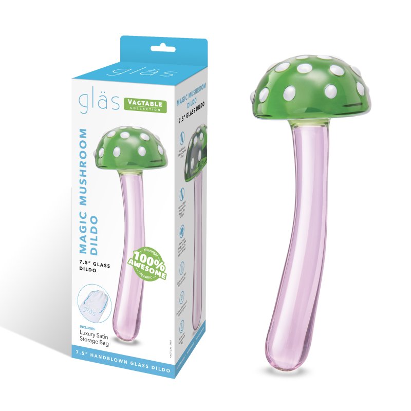 Glas Magic Mushroom 7.5" Dildo