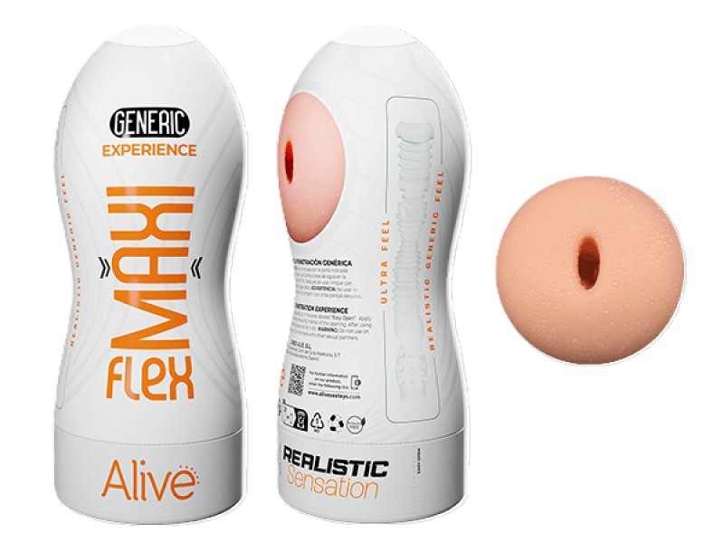 Alive Generic MAXI FLEX Flesh Masturbator L