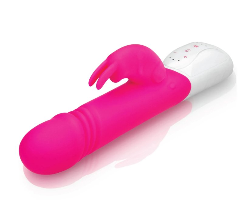 Rabbit Essentials Rechargeable Realistic Rabbit - Hot Pink