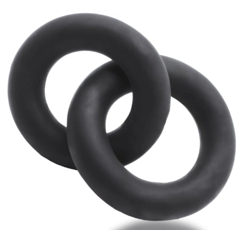 OXBALLS SHACKLE double link'd cock/ball rings plus+SILICONE™ special edition NIGHT