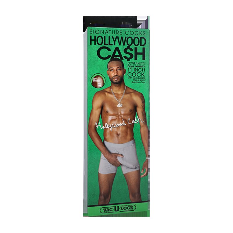 Signature Cocks - Hollywood Cash- 11 Inch ULTRASKYN Cock with Removable Vac-U-Lock Suction Cup
