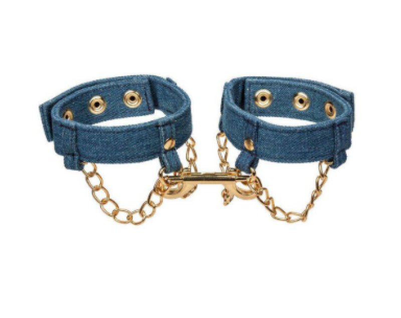 Ride 'Em Premium Denim Collection Wrist Cuffs**** - Just for you desires