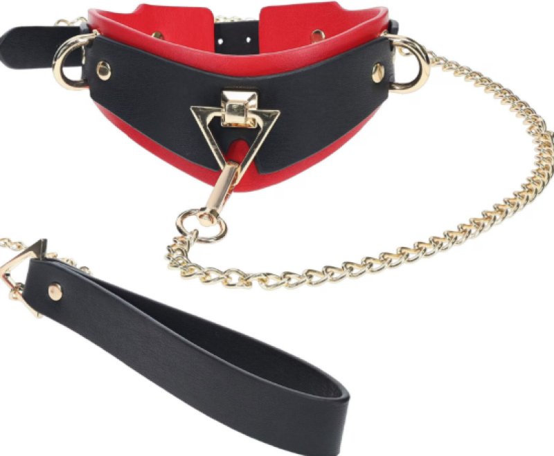 Ouch! Milan Collection - Collar with Leash - Just for you desires