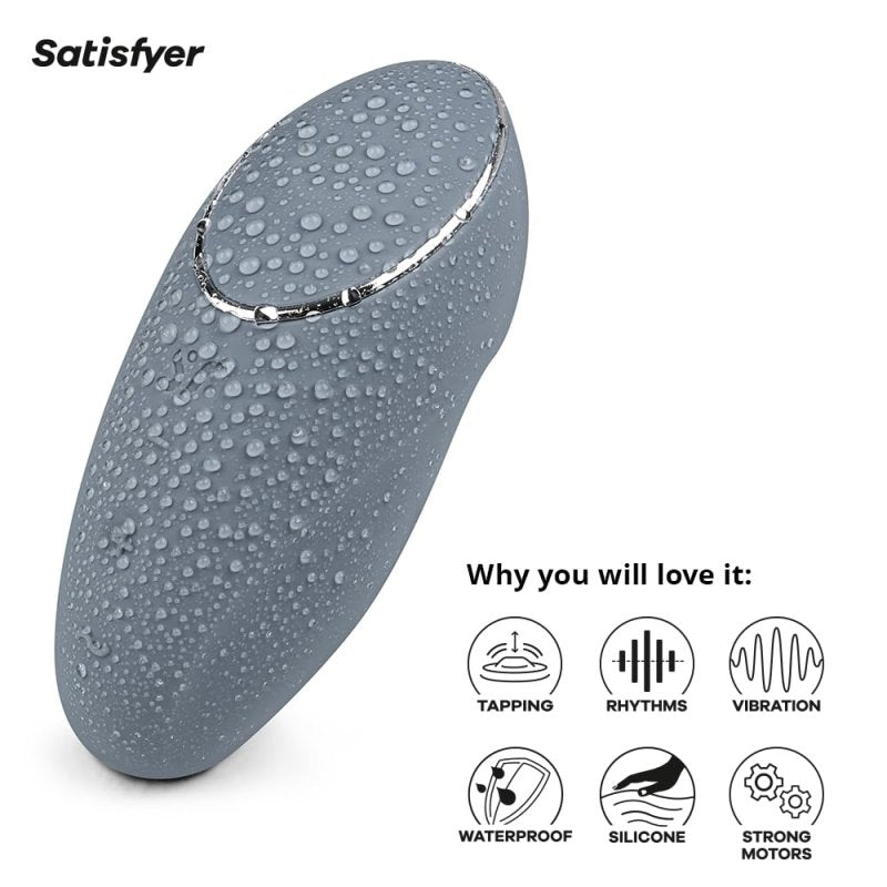 Satisfyer Tap & Climax 1 Bluegrey