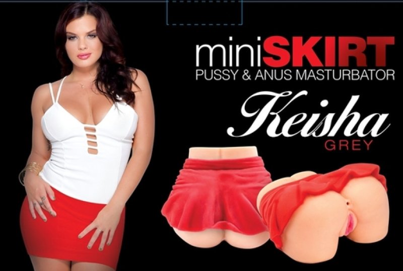 Body Parts Collection Mini Skirt Keisha Grey