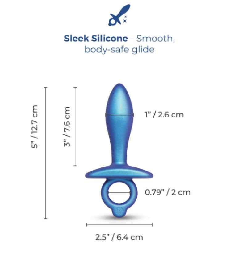 b-Vibe Butties Slide Silicone Butt Plug