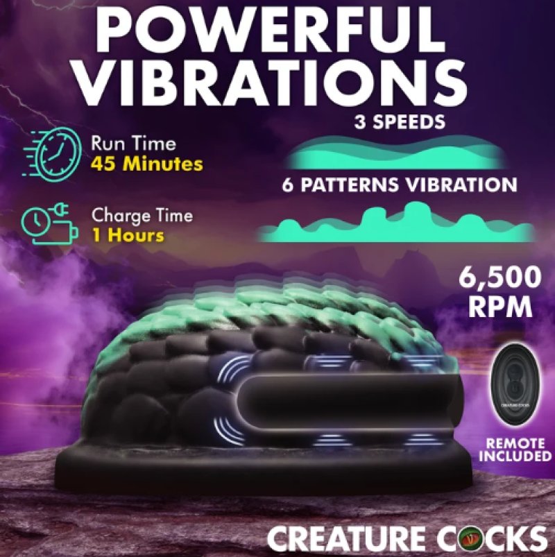 Creature Cocks Dragon Grinder Silicone Vibrator