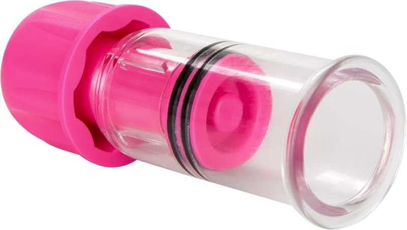 Nipple Play Vacuum Twist Suckers Pink