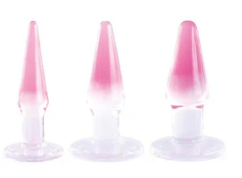 GLITZY TRAINER 3 IN 1 DONG 5" KIT - PINK