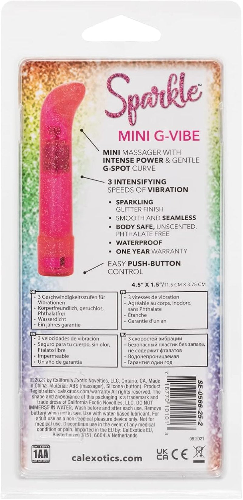 Sparkle Mini G-Vibe - Pink****