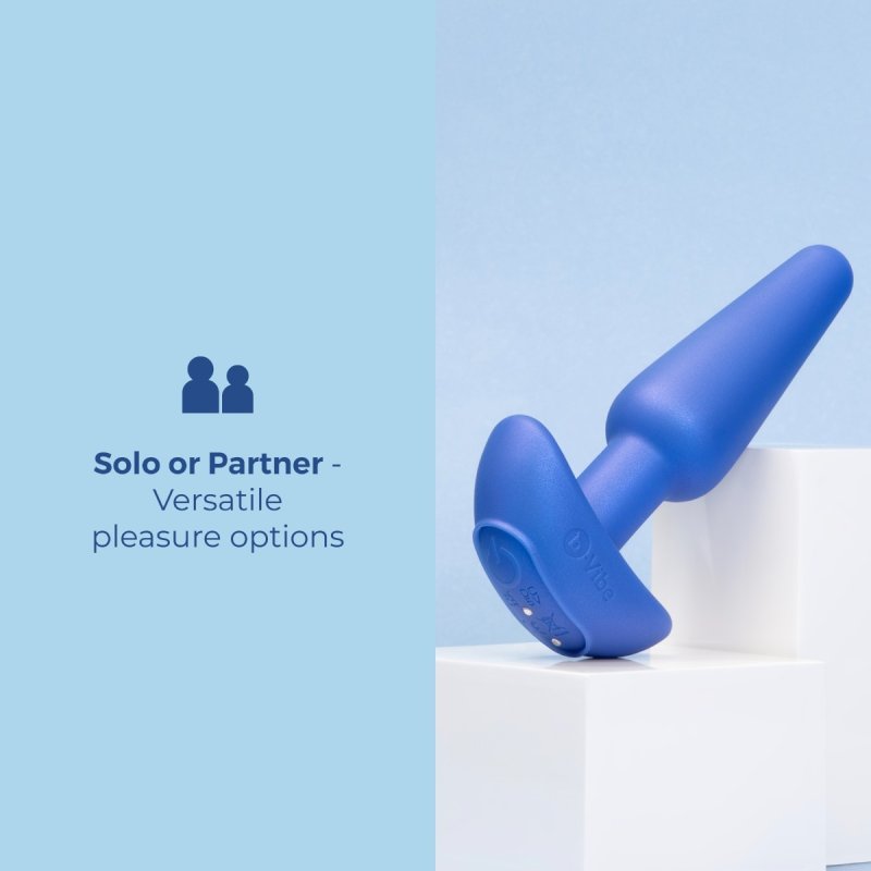b-Vibe Butties Shake Slimline Vibrating Silicone Plug