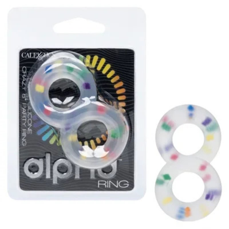 Alpha Liquid Silicone Crazy 8 Party Ring