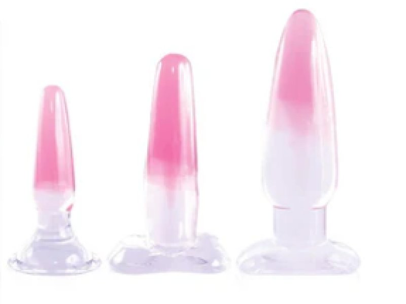 GLITZY TRAINER 3 IN 1 DONG KIT SET - PINK - Just for you desires