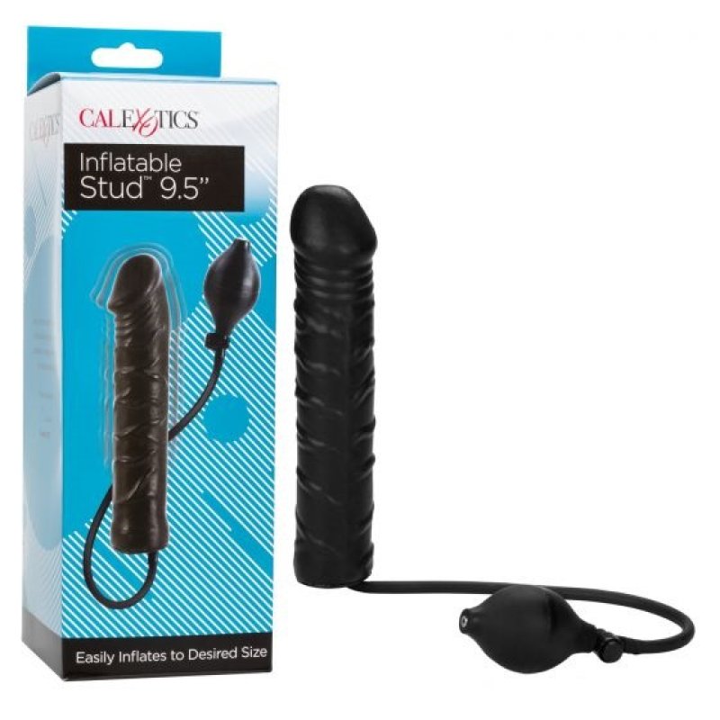 Inflatable Stud Black 9.5" - Just for you desires
