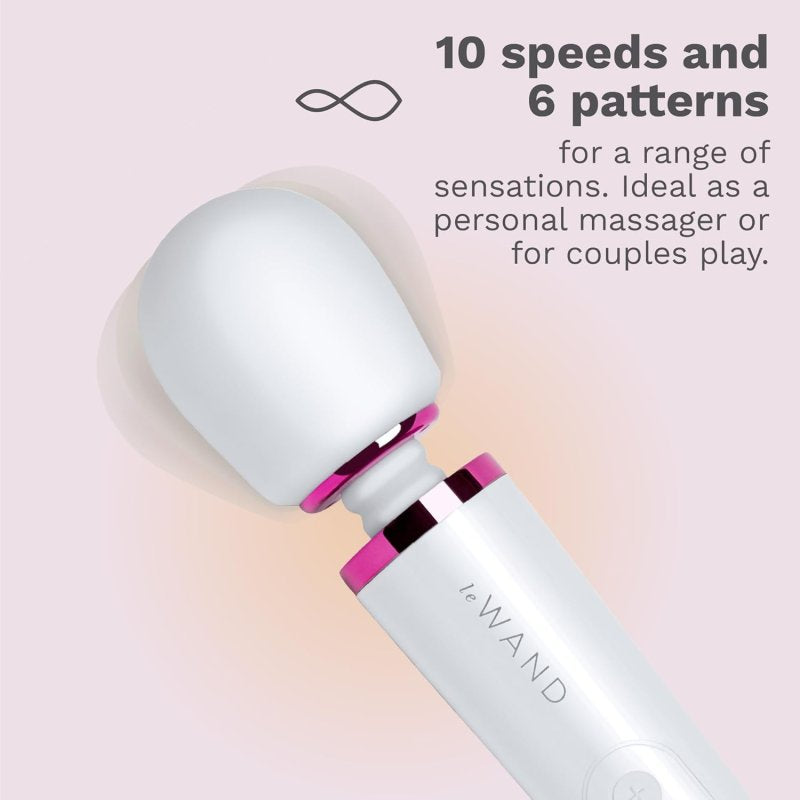 LE WAND POWERFUL PETITE PLUG-IN WHITE