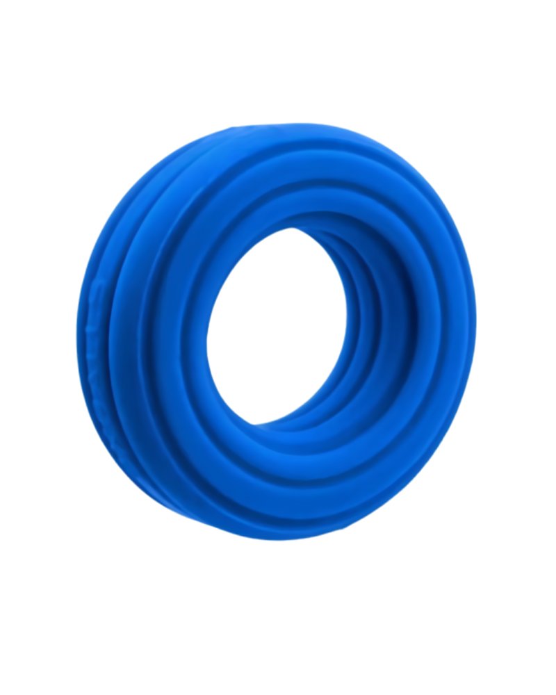 HUNKYJUNK ROTO grooved gripper-ribbed cockring TEAL FIZZ - Just for you desires
