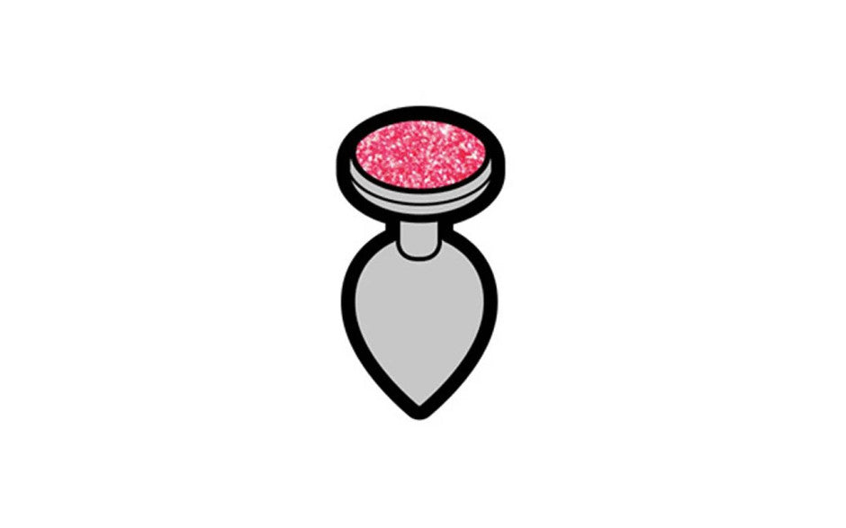 Gem Butt Plug Enamel Pin - Just for you desires