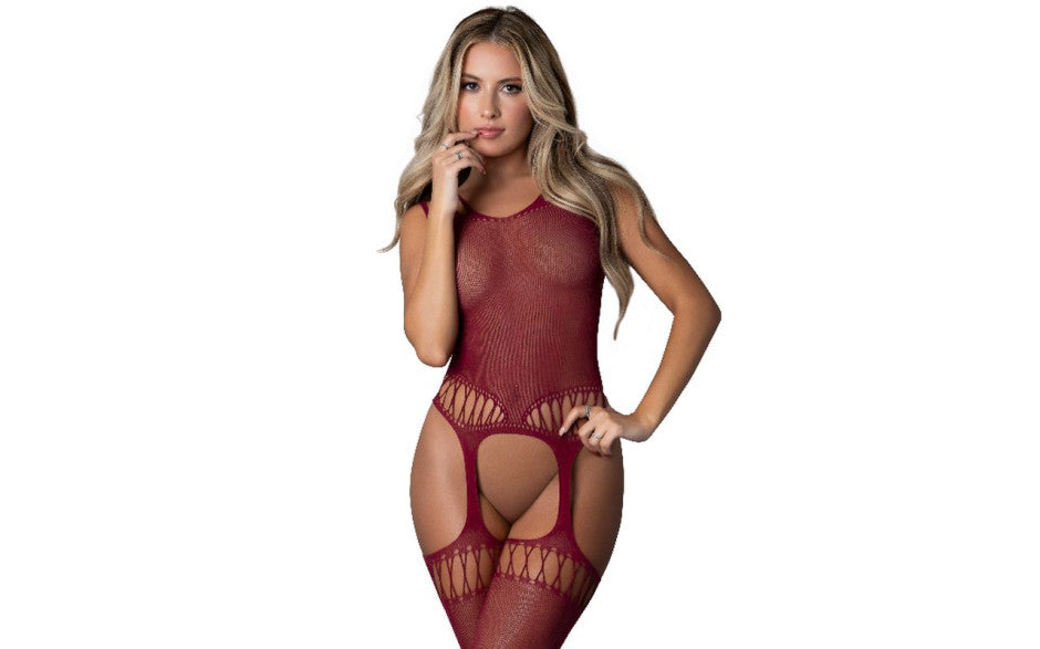 Alexia Body Stocking Burgundy