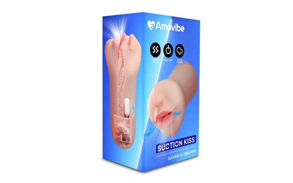 Suction Kiss Sucking Vibrating Mouth Masturbator Flesh - Just for you desires