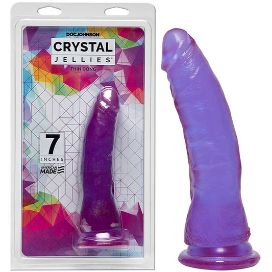 Crystal Jellies 7'' Thin Dong - Just for you desires