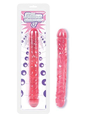 Crystal Jellies Jr Double Dong 12'' Pink