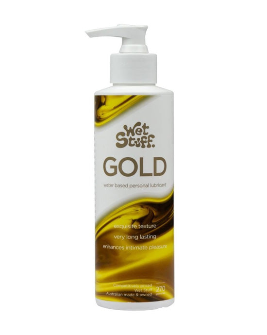 3290 - Wet Stuff Gold 270G Pump Top - Just for you desires