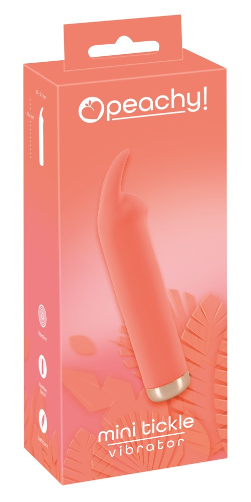 Peachy! Mini Tickle Vibrator - Just for you desires