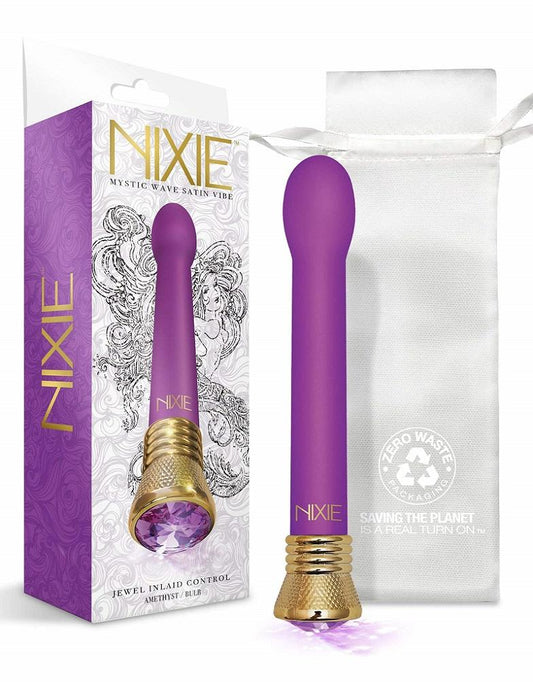Nixie Jewel Satin Bulb Vibe Amethyst - Just for you desires