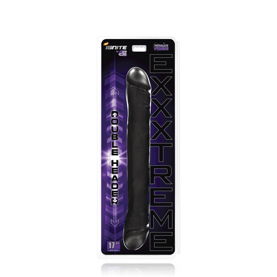Exxtreme Double Dong 17in Black - Just for you desires