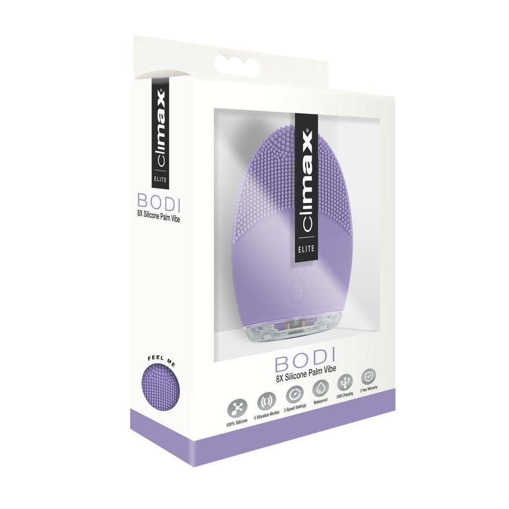 Climax Elite Bodi 15 X Silicone Palm Vibe Lilac - Just for you desires