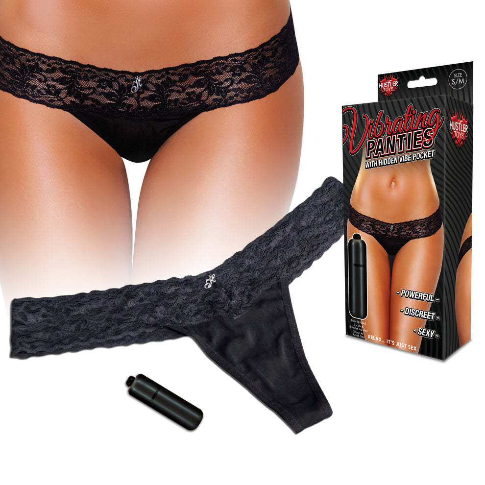119547 - Vibrating Lace Thong - Just for you desires