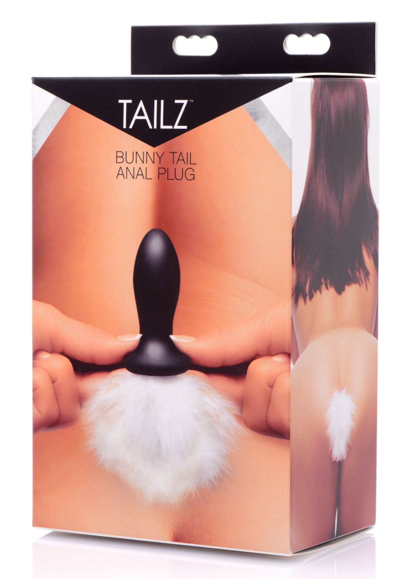 White Bunny Tail Anal Plug - Just for you desires