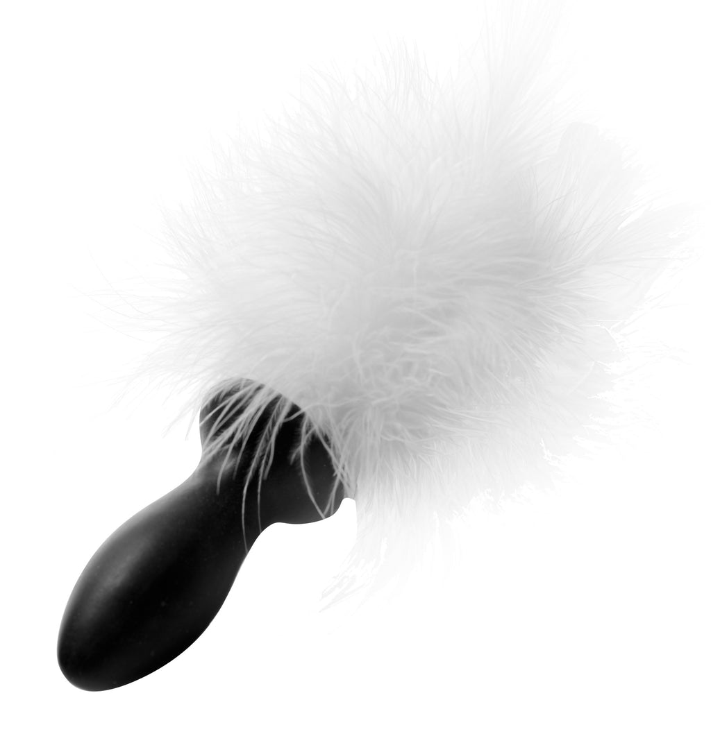 White Bunny Tail Anal Plug - Just for you desires