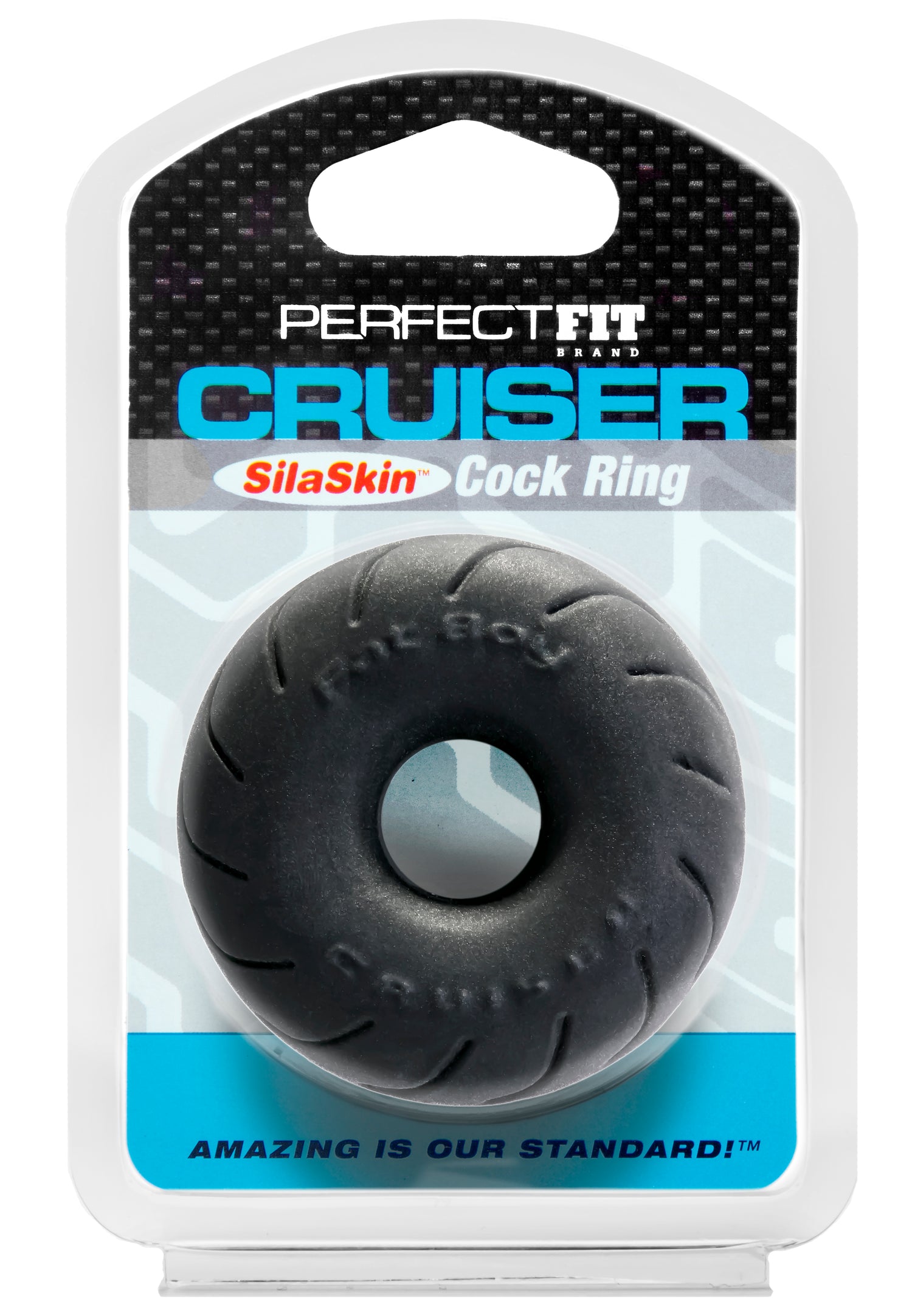 Cruiser Ring 2.5in SilaSkin Black - Just for you desires