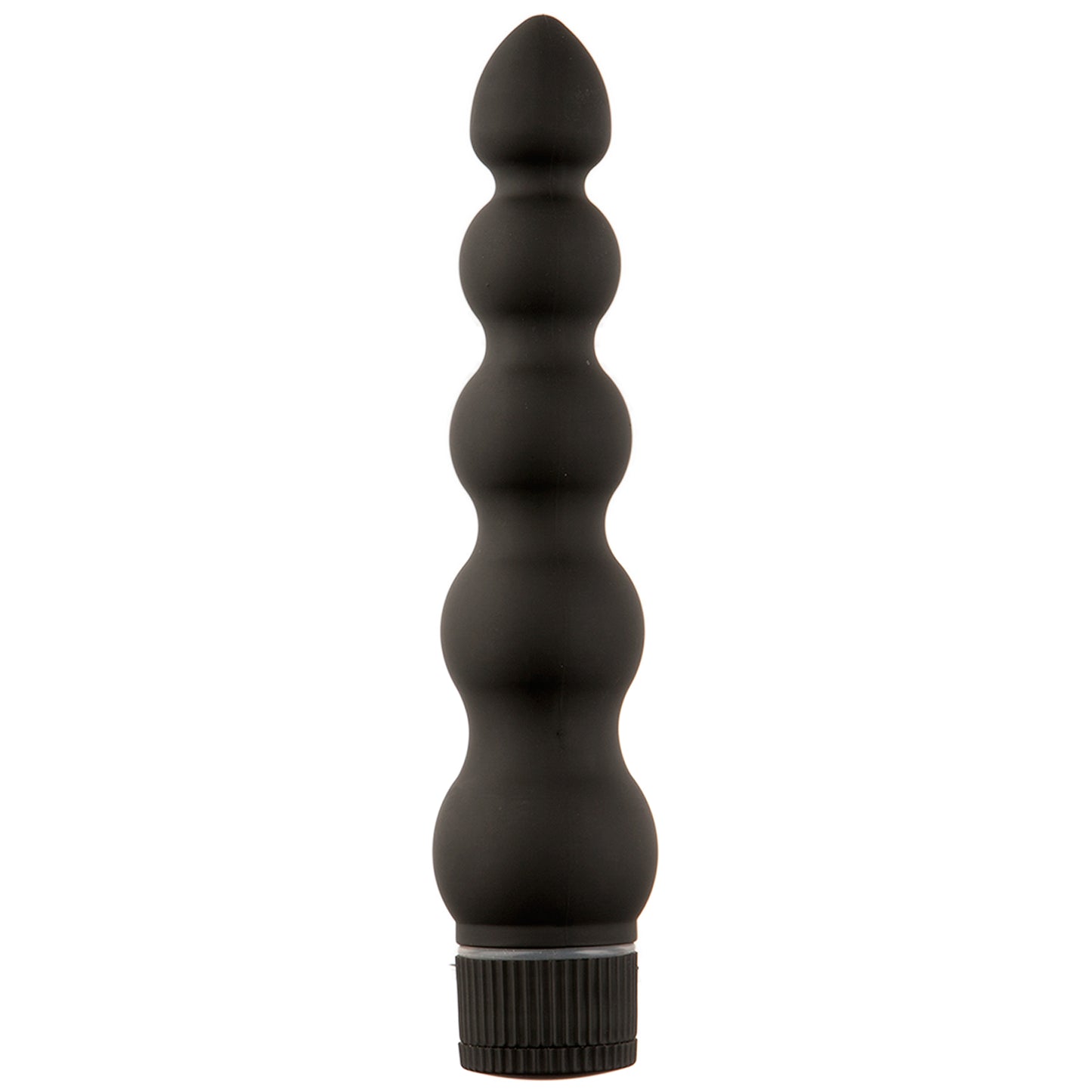 Black Magic 7 in. Ribbed Vibrator