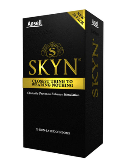 126365 - Ansell Lifestyles Skyn Non Latex Condoms 20 Pk - Just for you desires
