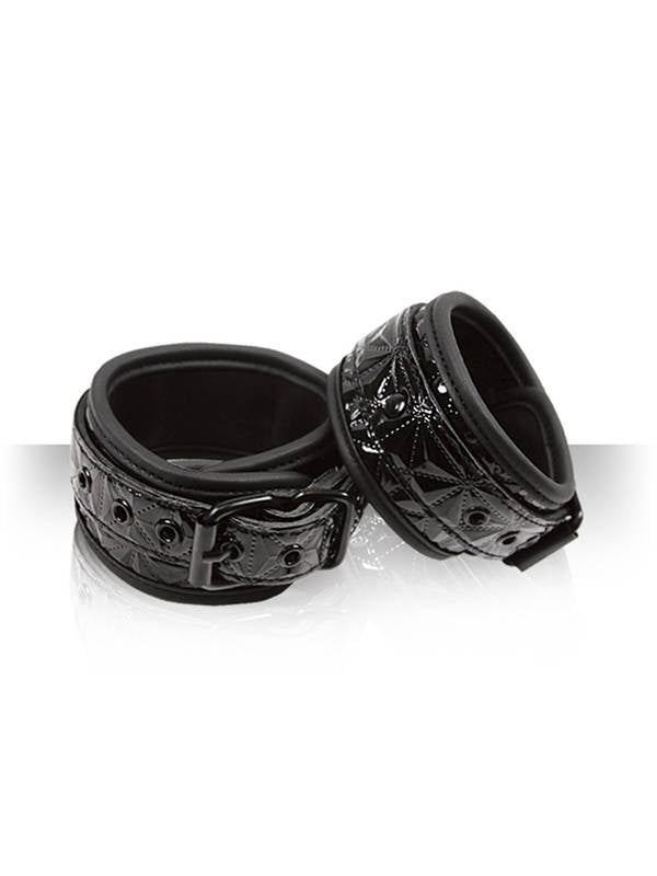 Sinful Black Ankle Cuffs