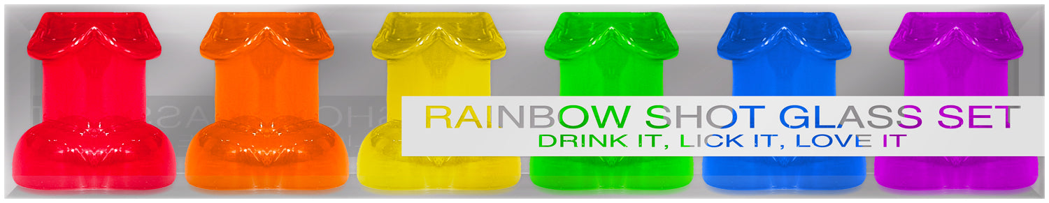 133078 - Rainbow Shot Glass Set - Just for you desires