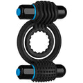 133253 - Optimale Vibrating Double C Ring Black - Just for you desires