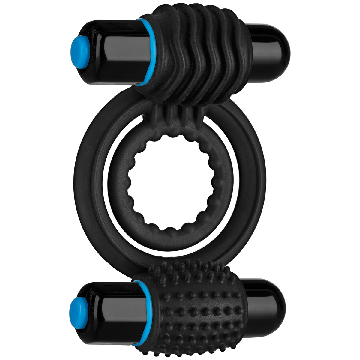 133253 - Optimale Vibrating Double C Ring Black - Just for you desires