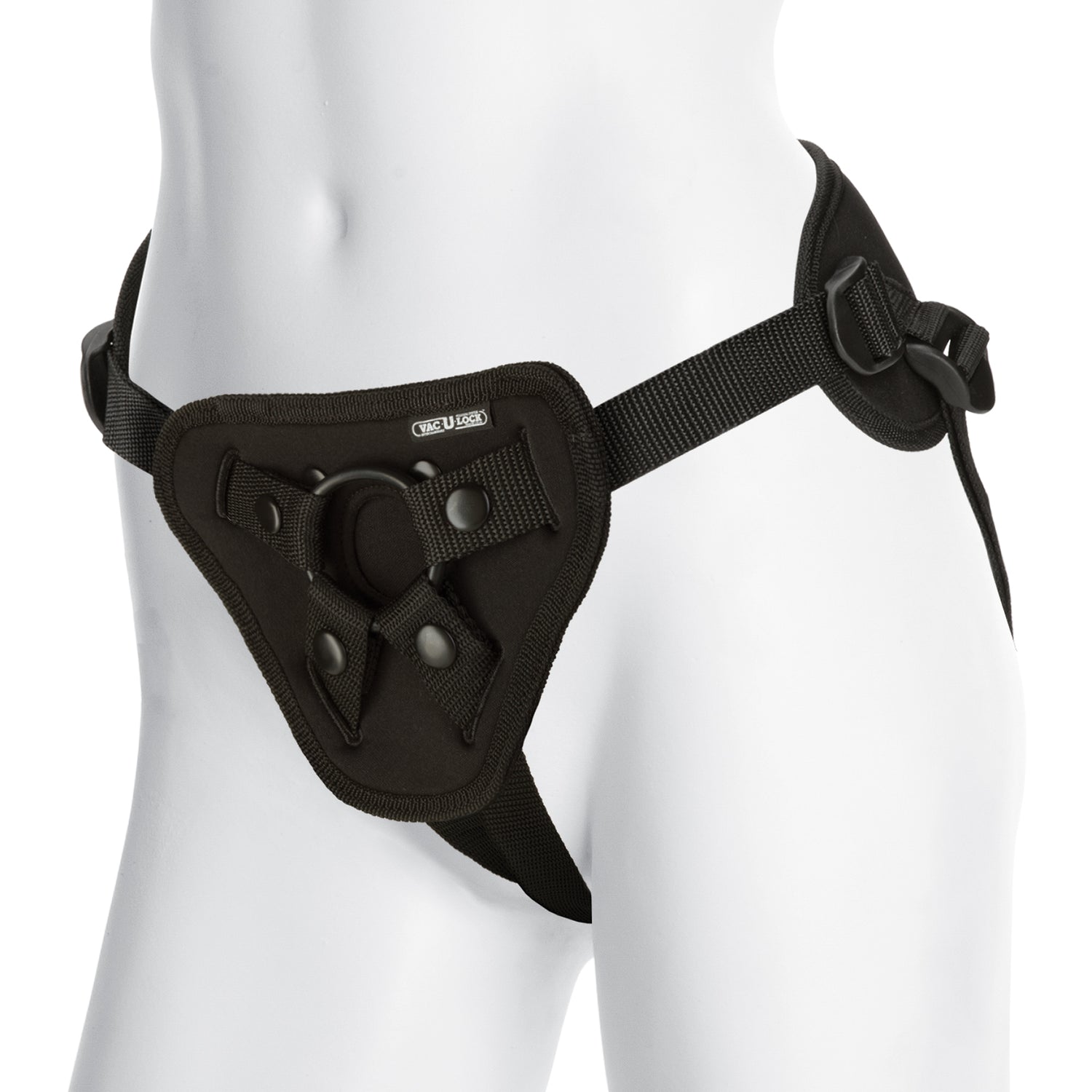 133309 - Vac-U-Lock Platinum Corset Harness With Plug - Just for you desires